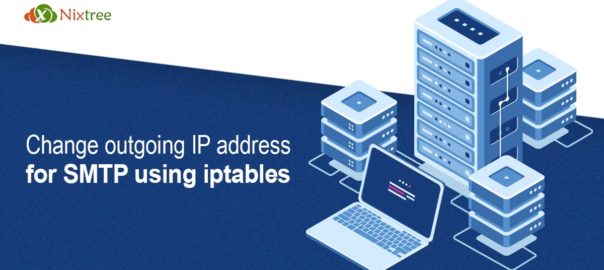 Change outgoing IP address for SMTP using iptables