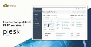 How to change default PHP version in Plesk