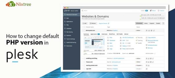 How to change default PHP version in Plesk