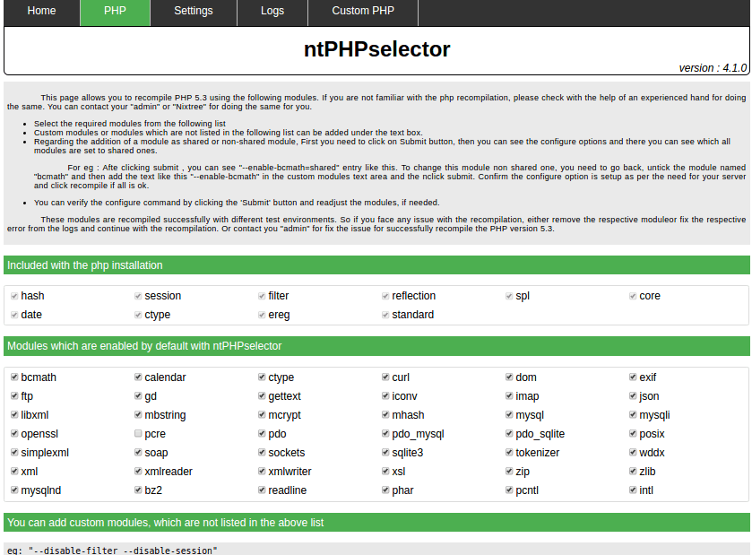 ntPHPselector - Php
